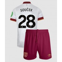 West Ham United Tomas Soucek #28 Rezervni Dres za djecu 2024-25 Kratak Rukav (+ Kratke hlače)